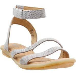 Born August Embossed Ankle Strap Sandals Size 10